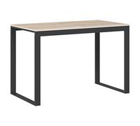 Bureau d'ordinateur Noir et chêne 110 x 60 x 73 cm
