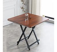 Bureau d'ordinateur pliable, table d'écriture pré-assemblée pour la maison | Ce bureau pliant peu encombrant est livré déjà assemblé pour une installation rapide ; sa finition imitation bois convient