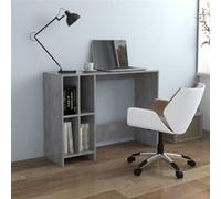 Bureau d'ordinateur portable Gris béton 102,5x35x75cm Aggloméré Gris béton G