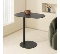 Bureau d'ordinateur portable polyvalent noir - Table multifonction pour manger, étudier ou travailler dans le salon, la chambre à coucher ou le bureau - Design chat élégant pour espaces modernes