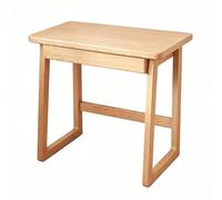 Bureau d'ordinateur Poste de Travail Petit Bureau Debout | Coins arrondis Style moderne Études, écriture Pour appartement, bureau, chambre à coucher(Beige,120x45cm/47x18in)