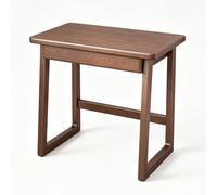 Bureau d'ordinateur Poste de Travail Petit Bureau Debout | Coins arrondis Style moderne Études, écriture Pour appartement, bureau, chambre à coucher(Brown,90x45cm/35x18in)
