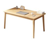 Bureau d'ordinateur Table d'étude pour étudiants Table de Salon Familial Bureau Polyvalent Stabilité structurelle Capacité de Charge élevée Convient au Salon, à la Chambre à Coucher (Color : Wood col