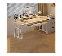 Bureau d'ordinateur Table élévatrice électrique Intelligente for Ordinateur de Bureau, Table de Jeu Debout for la Maison(Yellow,160 * 70 * 66-95CM)