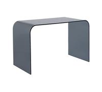 Bureau droit KARDEMO Verre trempé Anthracite 120x60x75 cm