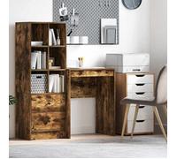 vidaXL Bureau Chêne fumé 60×40×76 cm – Moderne, compact et résistant, minimaliste