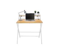 Bureau EASY CLAP 92 x 84 chêne clair / blanc hjh OFFICE Chêne Clair/Blanc G