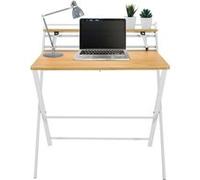 Bureau EASY CLAP 92 x 84 chêne clair / blanc