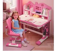 Bureau écolier multifonction réglable avec chaise ergonomique pour posture correcte en écriture Bureau d'étude pour enfants