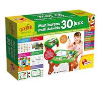 Bureau éducatif - LISCIANI - Carotina - Multi-activités 30 jeux - Stylo effaçable - Tangram et mémoire - Guide parental