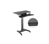 Bureau électrique assis debout réglable MC-835 hauteur 72 - 122 cm, charge max 37 kg