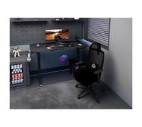 Bureau électrique gaming CGM -Double fonction : Assis ou debout - Réglage avec télécommande- L120xP60xH73-121 cm