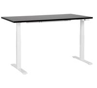 Bureau Électrique Hauteur Réglable Design Moderne Pieds Carrés 160 x 72 cm Plate