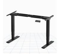 Bureau électrique réglable en hauteur FlexiSpot EC5B - Cadre en acier inoxydable - Noir