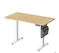 Bureau Électrique Réglable - SONGMICS - 120x60 cm - Mémoire 4 Hauteurs - USB-C - Doré Chêne