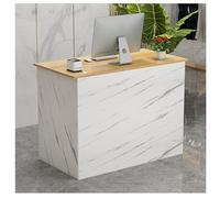 Bureau élégant de 100 cm avec tiroir verrouillable - Compteur de caisse enregistreuse moderne pour salons et vente au détail - Design élégant pour espaces professionnels