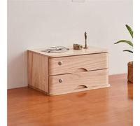 Bureau en bois avec serrure et tiroirs 4 niveaux de rangement pour documents, dossiers et papeterie, solution de bureau élégante et fonctionnelle
