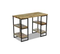 Vidaxl Bureau En Bois De Manguier 110 X 50 X 76 Cm
