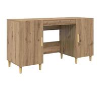 Vidaxl Bureau Chêne Artisanal 140 X 50 X 75 Cm Bois D'ingénierie
