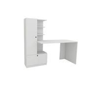 Bureau en bois "Domingos" - 149 x 61 x 73 cm - Blanc