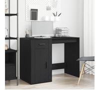 vidaXL Bureau en chêne noir 100 x 49 x 75 cm – bois d'ingénierie