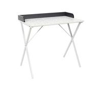 Bureau en métal et MDF Terrazzo Gris