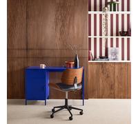 Bureau Enfant Acier Laminé 1 Tiroir Bleu TU