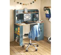 Bureau enfant/ado avec rangement - MISTRAL bleu grisé TU