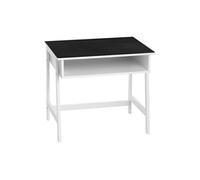 Bureau enfant ardoise Atmosphera Blanc et noir, Blanc et noir G