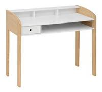 Atmosphera – Bureau enfant Primaire L100 cm blanc en bois