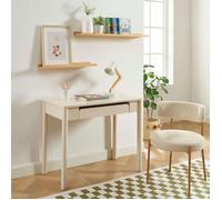 Bureau enfant CELIA beige 1 tiroir 90cm