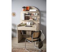 Bureau Enfant - Décor Bois Chêne Sépia Forme Arche Marron TU
