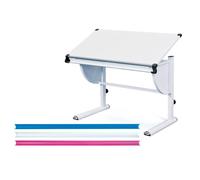 Bureau Enfant Inclinable "Lomi" 110cm Blanc