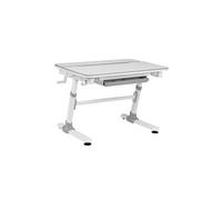 Bureau ergonomique pour enfants Maclean ER-417 avec réglage de la hauteur et de l'inclinaison Table d'école jusqu'à 100kg Tiroir Crochets pour sacs