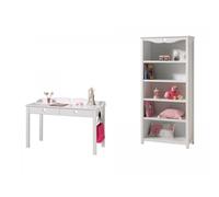 Vipack Pack bureau enfant & bibliothèque Amori – Blanc