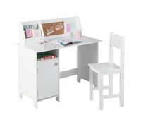 Bureau et Chaise avec Bibliothèque & Tableau d'Affichage, pour 3+ Ans
