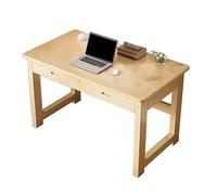 Bureau,Établi,Bois Massif,Montage facile,2 Tiroirs,pour Bureaux,Chambres d'enfants,Chambres coucher,Salons 120cm