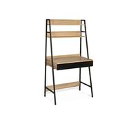 IDMarket – Bureau étagère Detroit – Design industriel – Multicolore