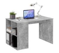 Bureau & Étagère Design "Trent" 117cm Gris