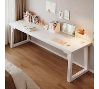 Bureau Extra Long, Table De Travail for La Maison Ou Le Salon, Poste De Travail Informatique avec Pieds RenforcéS for éTudier Ou Travailler.