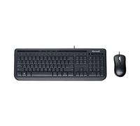 Bureau filaire Microsoft 600 - Ensemble clavier et souris - USB - R.-U. - noir