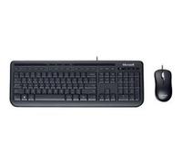 Bureau filaire Microsoft 600 - Ensemble clavier et souris - USB - R.-U. - noir