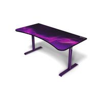Arozzi Bureau gaming Arena – 160x82 cm – Tapis de souris lavable – Violet Profond Galaxie