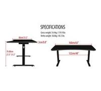 Bureau Gamer Arozzi Arena (Noir/Blanc) Blanc G