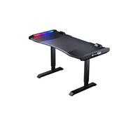 Cougar Gaming - Bureau Gaming MARS - Fibre de carbone, design ergonomique, éclairage LED - Noir