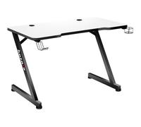 Bureau gaming HUZARO HERO 2.5 Blanc, Pc gaming,120x60x75cm Panier à Boissons, Crochet casque, Informatique, Bureau PC