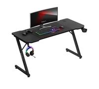 Bureau gaming - HUZARO - Hero 3.3 - Grand plateau 140 cm - Ergonomique - Tapis XXL inclus