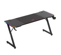 Huzaro Bureau gaming Hero 4.8 – Plateau 160×60 cm, LED RGB, crochet casque et porte-gobelet