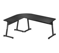 Huzaro Bureau d'angle Hero 6.0 en L – gamer, Plateau carbone 147x112 cm, Noir