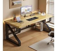 Bureau Gaming Informatique for Télétravail, Bureau de Direction, Table de Jeu for Ordinateur Portable, for Un Coin Travail, Une Chambre Ou Un Balcon